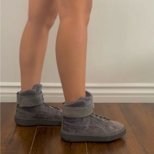 Gray Puma Sneakers